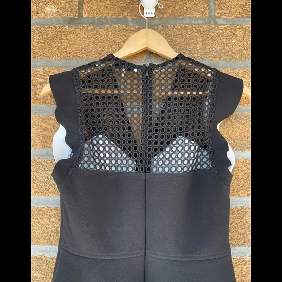 Sandro  paris black mesh dress size 3 - Picture 12 of 14